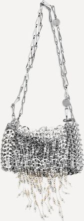 Paco Rabanne Borsa a Spalla Nano 1969 con frange di perle Woman UNI