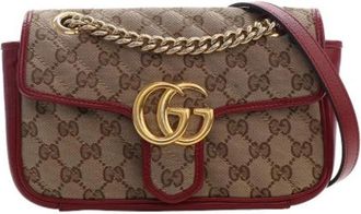 Gucci Pre-owned Vintage Schoudertas - Dames - Vintage Schoudertas - Beige - ONE Size - Leer - Vintage