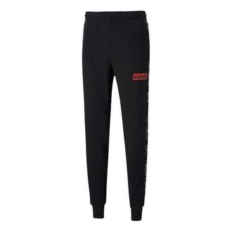 Puma Core Camo All Over Print Pants Black Red 588500-01