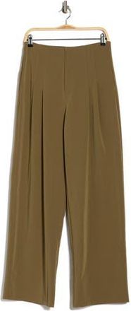 Wayf Pleated Pants in Olive at Nordstrom Rack, Size X-Small