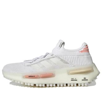 adidas (WMNS) adidas NMD_S1 Shoes White Coral Fusion HQ4465