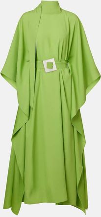 Taller Marmo Caftano La Luna in crêpe di cady