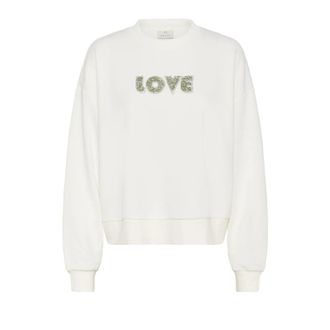 Kaffe Sweatshirts - Dames - Sweatshirts - Wit - XL - Hoodies & sweatvesten