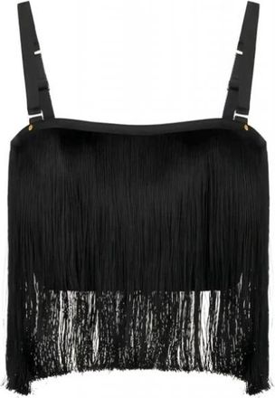 Elisabetta Franchi Mouwloze Top - Dames - Tops zonder mouwen - Zwart - 2XL - Tops