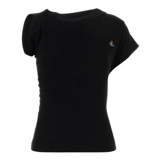 Vivienne Westwood Tops, Dames, Zwart, S, Katoen, Hebo Top