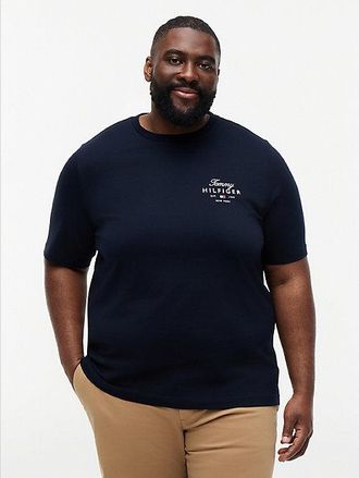 Tommy Hilfiger Plus Logo Jersey Crew Neck T-Shirt