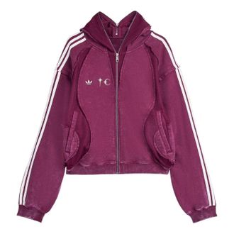 adidas x THUG CLUB TEAMGEIST Hooded Jacket Maroon KC2210