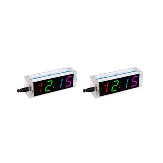 OEM Kit De Reloj Diy 2x, Tubo Digital, Reloj De Temperatura, Pantalla A Color Ds1302, Kit Electr&oacute;nico Diy, Kit