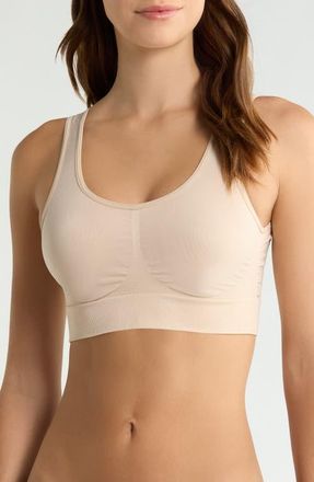 Nordstrom Seamless Tank Bralette in Beige Smoke at Nordstrom, Size X-Small