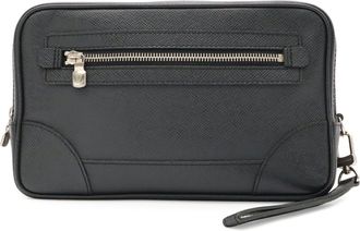 Louis Vuitton Taiga Ardoise Taiga Leather Clutch Bag (Pre-Owned)