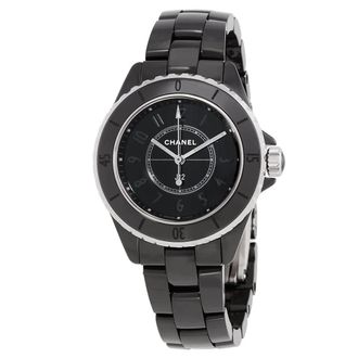 Chanel J12 Phantom Quartz Black Dial Ladies Watch H6346
