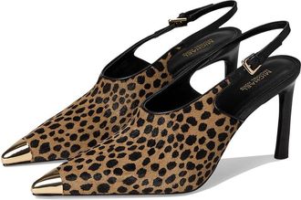 Michael Kors Kasia Pump High Womens Heels Husk : 6.5 M, Leather