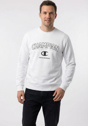 Champion Sweatshirt CHAMPION Graphic Terry Crewneck Sweatshirt, Herren, Gr. XXL, wht, Obermaterial: 55% Baumwolle, 45% Polyester, normal, Rundhals, Sweatshirts