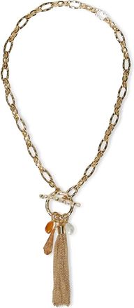 Twin-Set Collana a catena con nappa - Oro