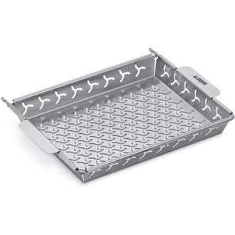 Weber Cesta Para Barbacoa Weber Etgs Con Soporte, Acero Inoxidable