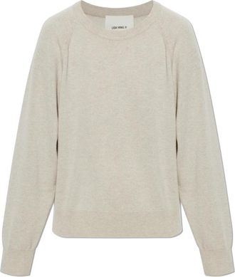 Lisa Yang Cambrie Cashmere Sweater - Dames - Cashmere truien - Beige - M - Kasjmier - Truien & Vesten