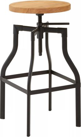 Premier Housewares Interiors by Premier New Foundry Ash Seat Bar Stool