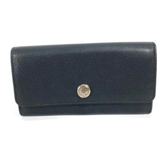 Bulgari Pre-owned Leren Portemonnee - unisex - Vintage Accessoires - Zwart - ONE Size - Leer - Vintage