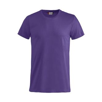 Clique Texas Bull Mens T-Shirt Purple Lilac Small