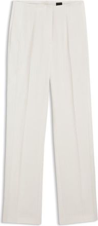 BOSS Straight-fit pants in matte fabric