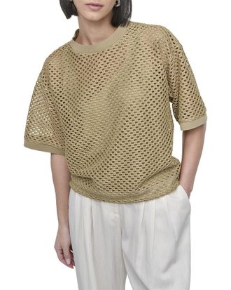 DKNY Dkny Crochet Knit Top