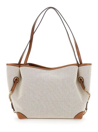 Chlo&eacute; Womens Tote Bag Clover Brown Cotton
