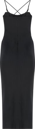 MUGLER Womens Dress Stretch Viscose Black