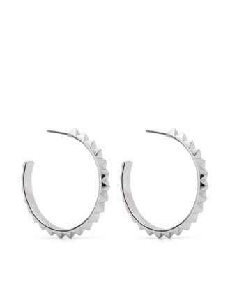 Eddie Borgo Pyramid earrings - Zilver