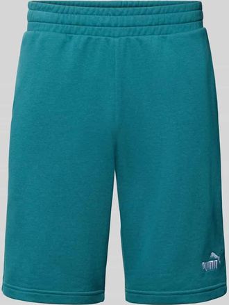 Puma Shorts mit Label-Stitching in Bottle, Gr&ouml;&szlig;e XXL