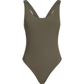 Brunello Cucinelli One-piece swimsuit in Military at Nordstrom, Size 40 It