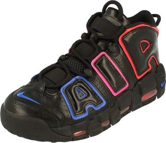 Nike Air More Uptempo 96 Mens Basketball Trainers FD0729 Sneakers Shoes (UK 9.5 US 10.5 EU 44.5, Black Bright Crimson 001)
