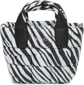 VeeCollective Mini Porter Zebra Stripe Tote at Nordstrom