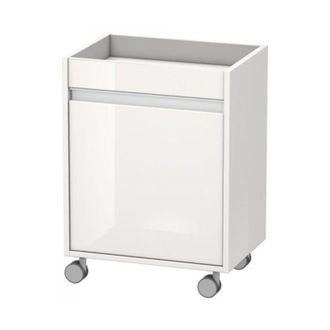 Duravit Duravit - Recipiente Rodante Ketho 2530, 1 Puerta De Madera, Con