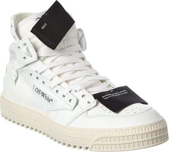 Off-white 3.0 Off Court Canvas & Leather High-Top Sneaker