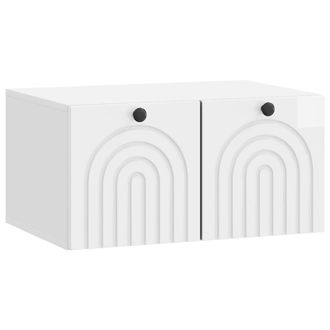 vidaXL Mueble Para Tv De Pared Brillante 59,5 X 41 X 30 Cm Vidaxl