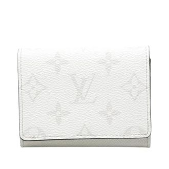 Louis Vuitton Pre-owned Wallets, female, White, Size: ONE SIZE Pre-owned Envelope Carte De Visite Taigarama Card Case