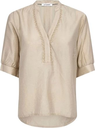 Co'Couture Mujer, Blusas y Camisas, Beige, Talla: L