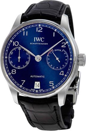 IWC Portugieser Automatic Blue Dial Mens Watch IW500710