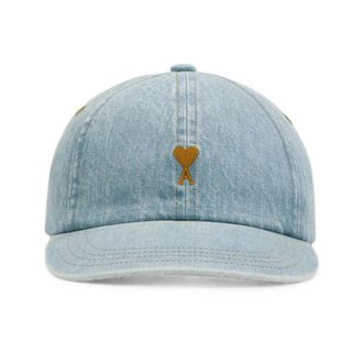 Ami Heren, Accessoires, Blauw, Maat: ONE Size Denim