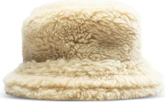 sacai Lammy vissershoed met dubbele rand - Beige