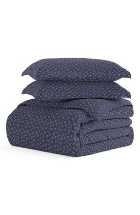 iEnjoy Home Premium Ultra Duvet Cover & Sham Set in Navy at Nordstrom Rack, Size Full/queen