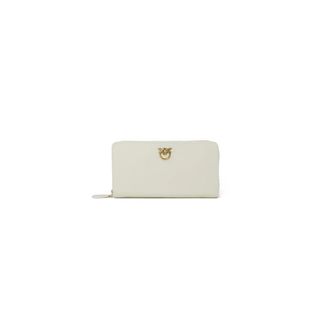 Pinko Wallets & Cardholders, female, Beige, Size: ONE SIZE Love Birds Zip Wallet