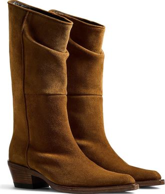 Khaite Clive Western Boot in Sigaro at Nordstrom, Size 38.5