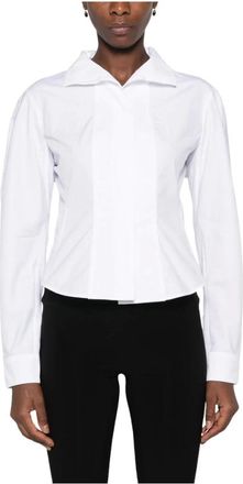 Jacquemus Dames, Blouses & Shirts, Wit, Maat: 2XS