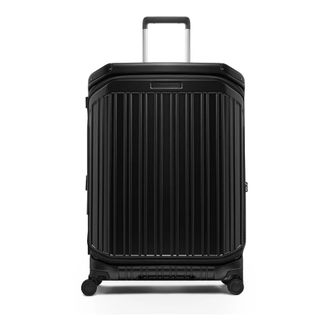 Piquadro PQ-Light Grote Uitzetbare Koffer met Harde Schaal - unisex - Grote koffers - Zwart - ONE Size - Polyester - Koffers