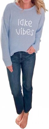 Wishlist Lake Vibes Sweater In Blue