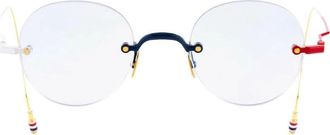 Thom Browne Redondo sin montura - Accessories - Mujer - Rojo - ONE SIZE