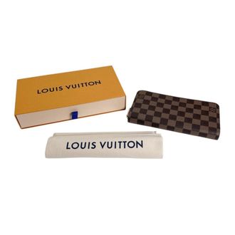 Louis Vuitton Brown Ebene Canvas Long Wallet (Bi-Fold) (Pre-Owned)