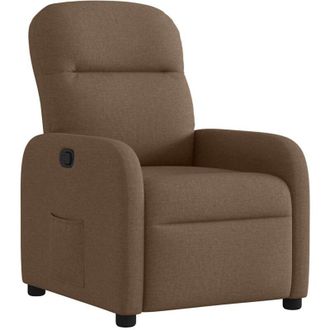 vidaXL Vidaxl - Sill&oacute;n Reclinable De Tela Marr&oacute;n