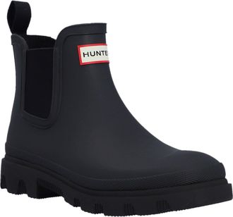 Hunter Unisex Downpour Rubber Black Wellington Boots - Size UK 10